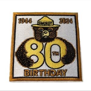 Smokey the Bear 80th Birthday Patch